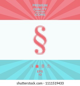 Paragraph halftone logo.