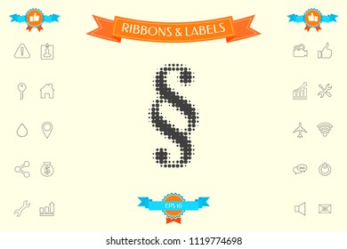 Paragraph halftone logo.