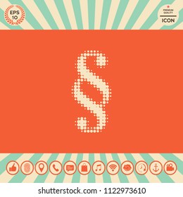 Paragraph halftone logo.