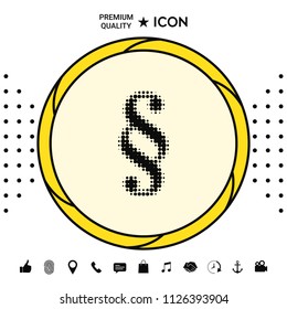 Paragraph halftone logo.
