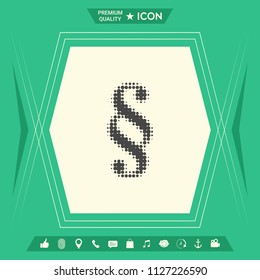 Paragraph halftone logo.