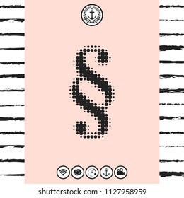 Paragraph halftone logo.