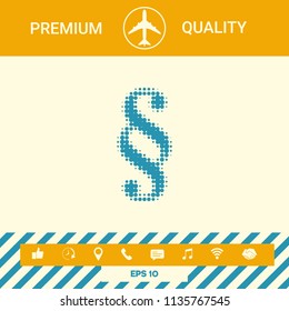 Paragraph halftone logo.
