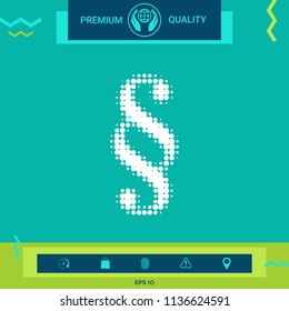 Paragraph halftone logo.