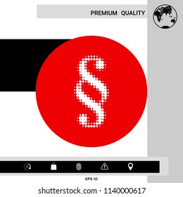 Paragraph halftone logo.