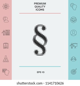 Paragraph halftone logo.