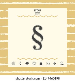 Paragraph halftone logo.