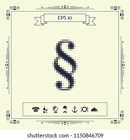 Paragraph halftone logo.