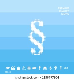 Paragraph halftone logo.