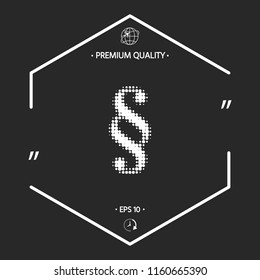 Paragraph halftone logo.