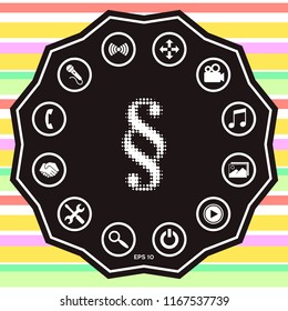 Paragraph halftone logo.