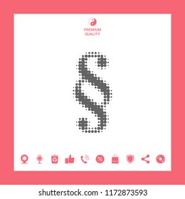 Paragraph halftone logo.