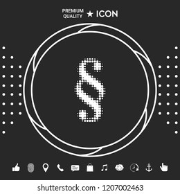 Paragraph halftone logo.