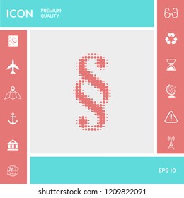 Paragraph halftone logo.