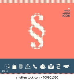 Paragraph halftone logo.