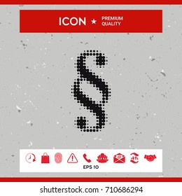 Paragraph halftone logo.
