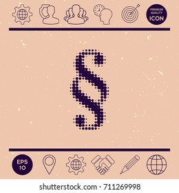 Paragraph halftone logo.