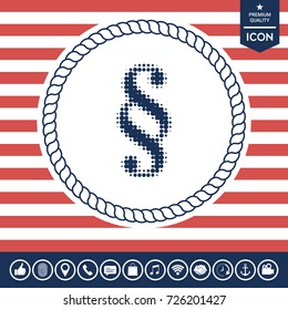 Paragraph halftone logo.