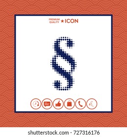 Paragraph halftone logo.