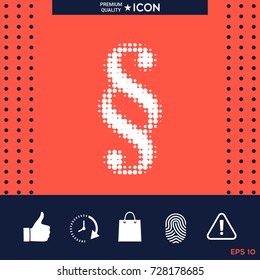 Paragraph halftone logo.