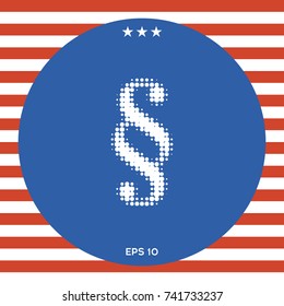 Paragraph halftone logo.