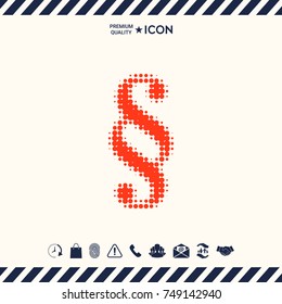 Paragraph halftone logo.