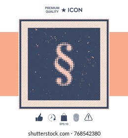 Paragraph halftone logo.