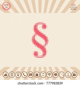 Paragraph halftone logo.