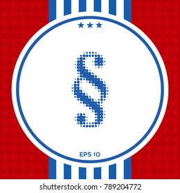 Paragraph halftone logo.