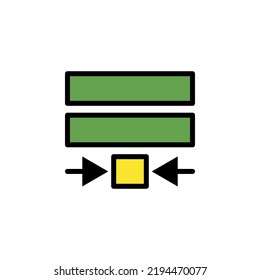 paragraph icon. Can be used for web, logo, mobile app, UI, UX on white background