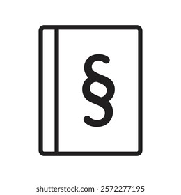 Paragraph icon Flat vector set outline
