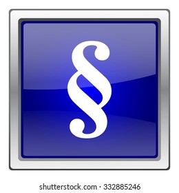 Paragraph icon. Internet button on white background. EPS10 vector.