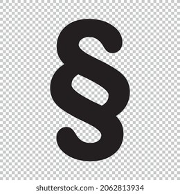 Paragraph icon on checked transparent background. Vector illustration. Eps 10 vector file. - Powered by Shutterstock - Get 15% off with code: PIKWIZARD15