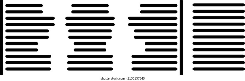 paragraph icon suitable for ui ux website or mobile app