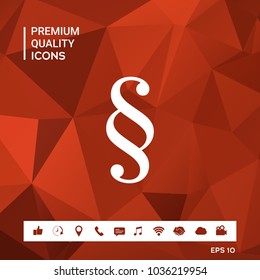 Paragraph icon symbol