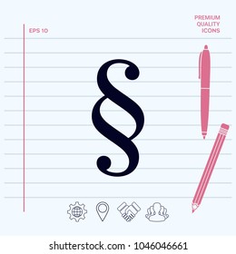 Paragraph icon symbol
