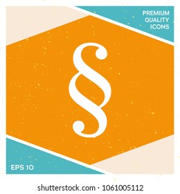 Paragraph icon symbol