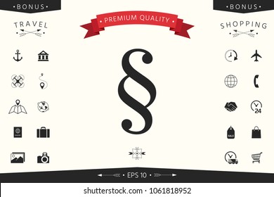 Paragraph icon symbol