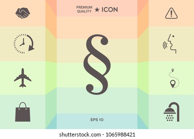 Paragraph icon symbol