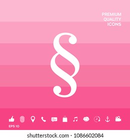 Paragraph icon symbol