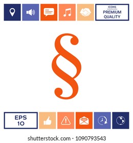 Paragraph icon symbol