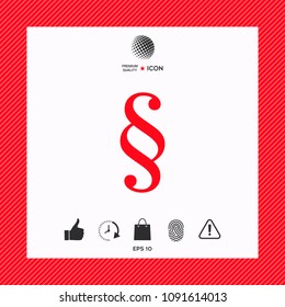 Paragraph icon symbol