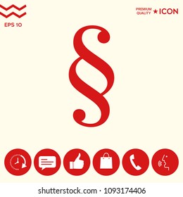 Paragraph icon symbol