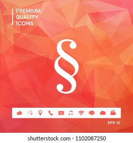 Paragraph icon symbol