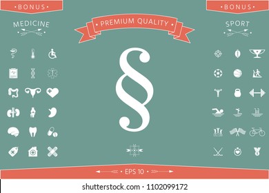 Paragraph icon symbol