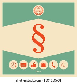 Paragraph icon symbol
