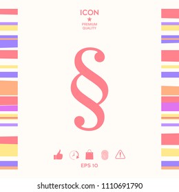 Paragraph icon symbol