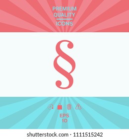Paragraph icon symbol