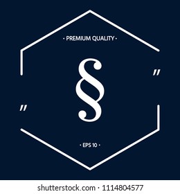 Paragraph icon symbol
