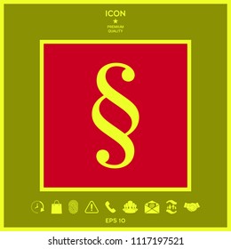 Paragraph icon symbol
